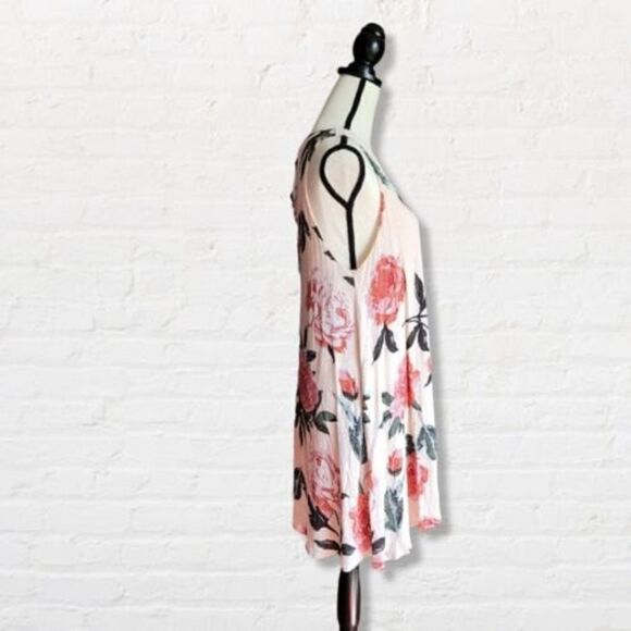 Dainty Hooligan Floral Summer Dress Sleeveless Low Back Flirty Flowy Sz Lg - Picture 3 of 12